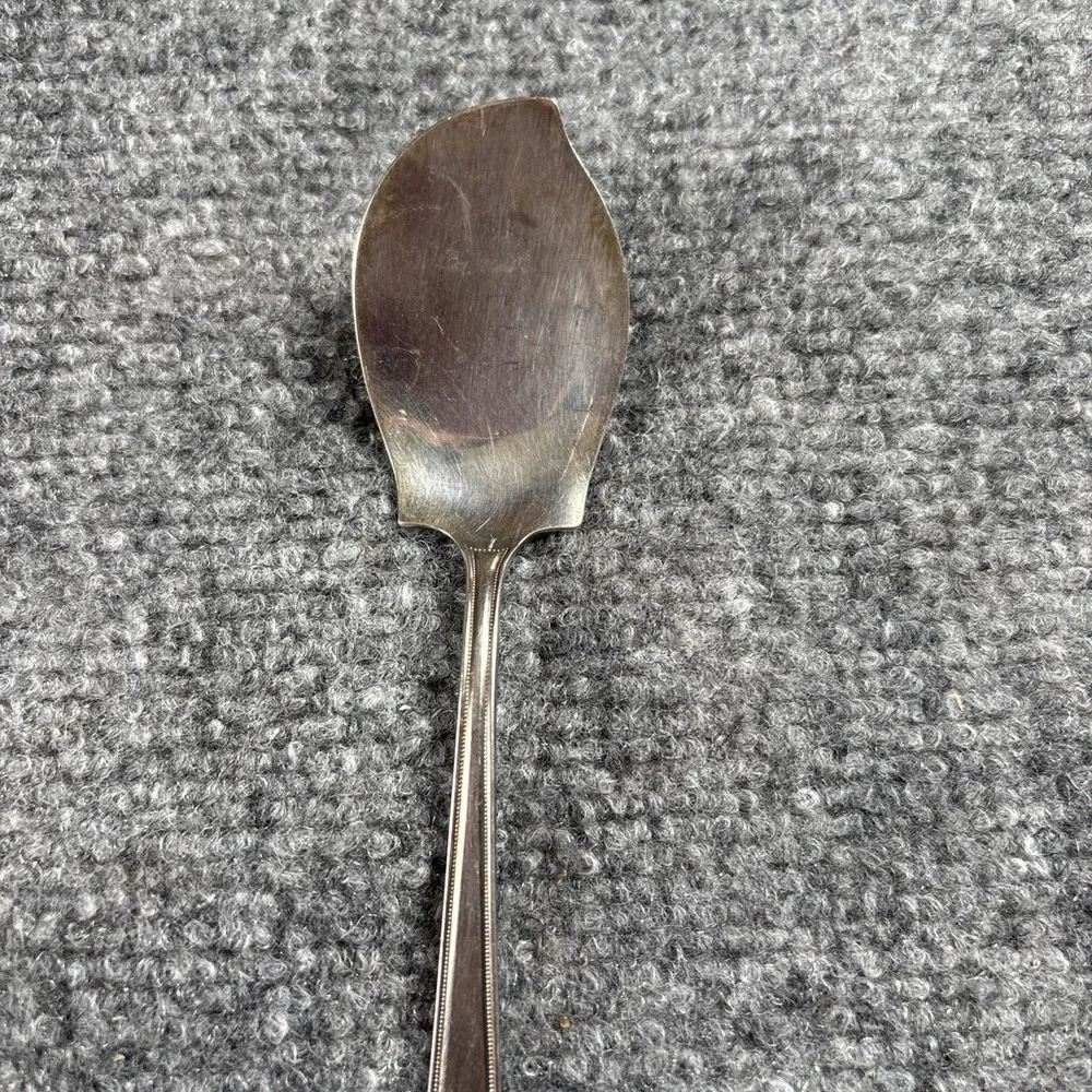 Wm. Rogers Large Jelly Server Silverplate Homestead 1922 Vintage Serving Utensil